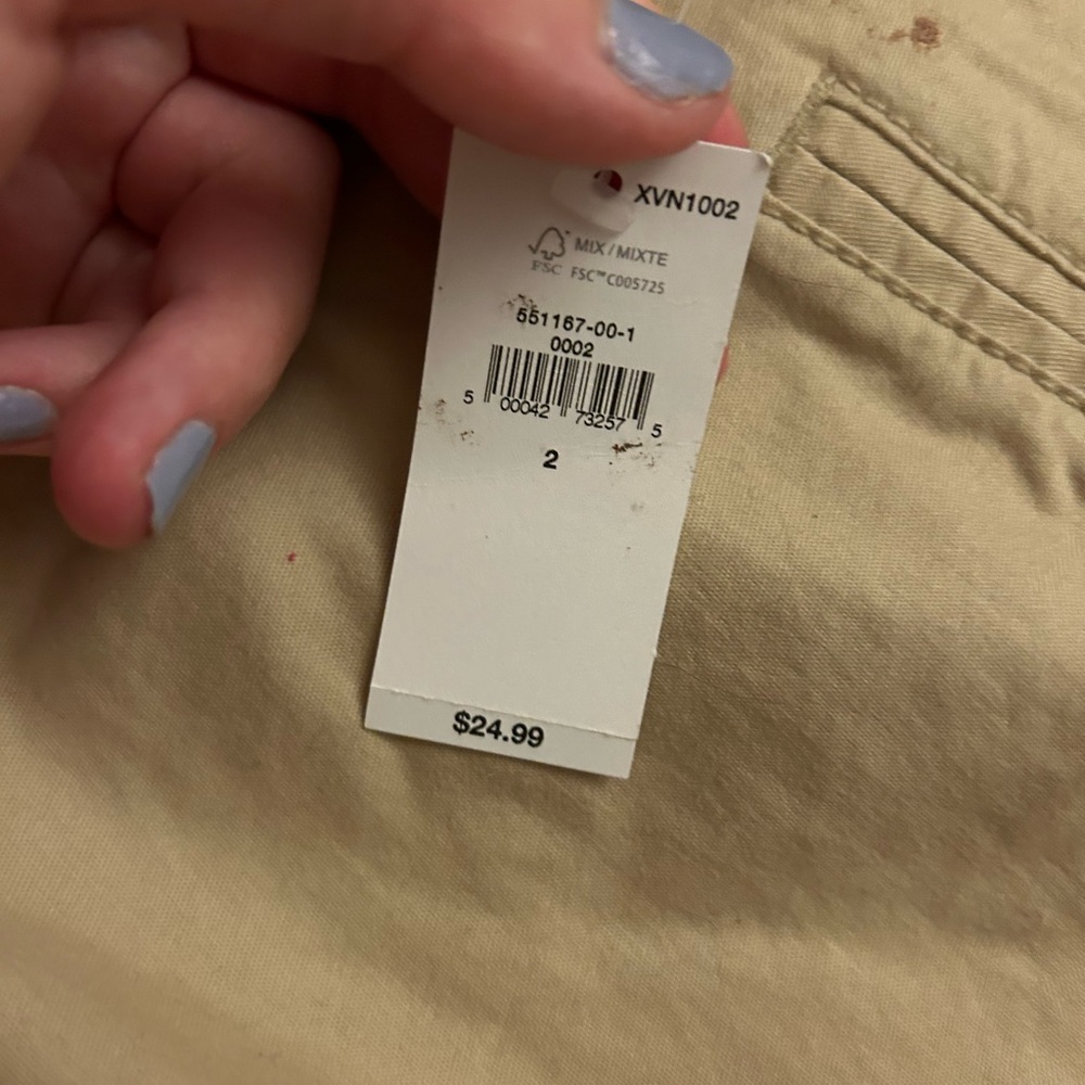 Old Navy Khaki Shorts NWT